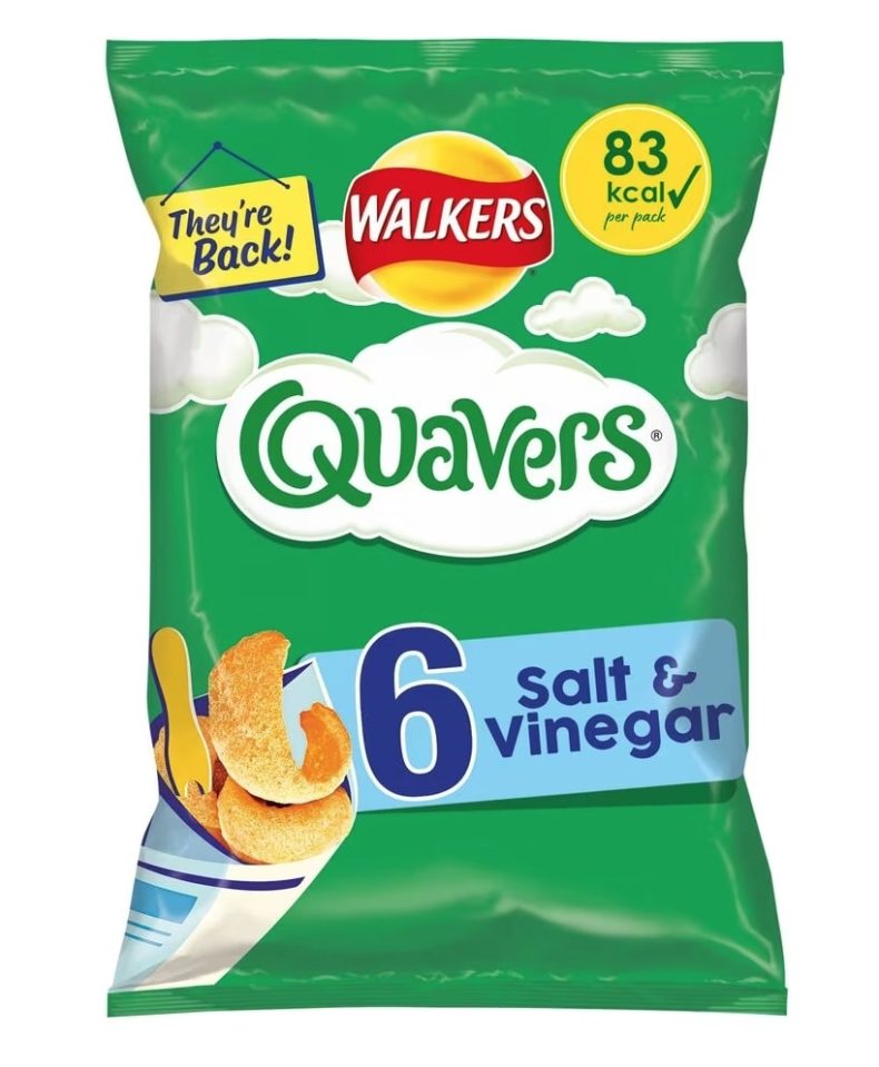 Salt and Vinegar Quavers were popular among fans