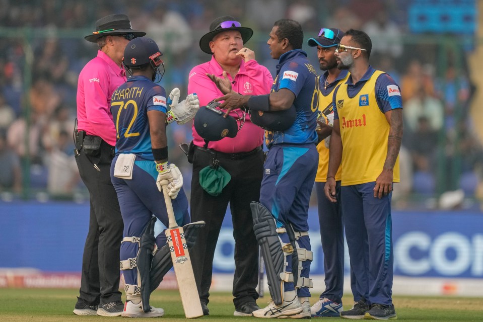 He did not return to crease in time and was deemed out