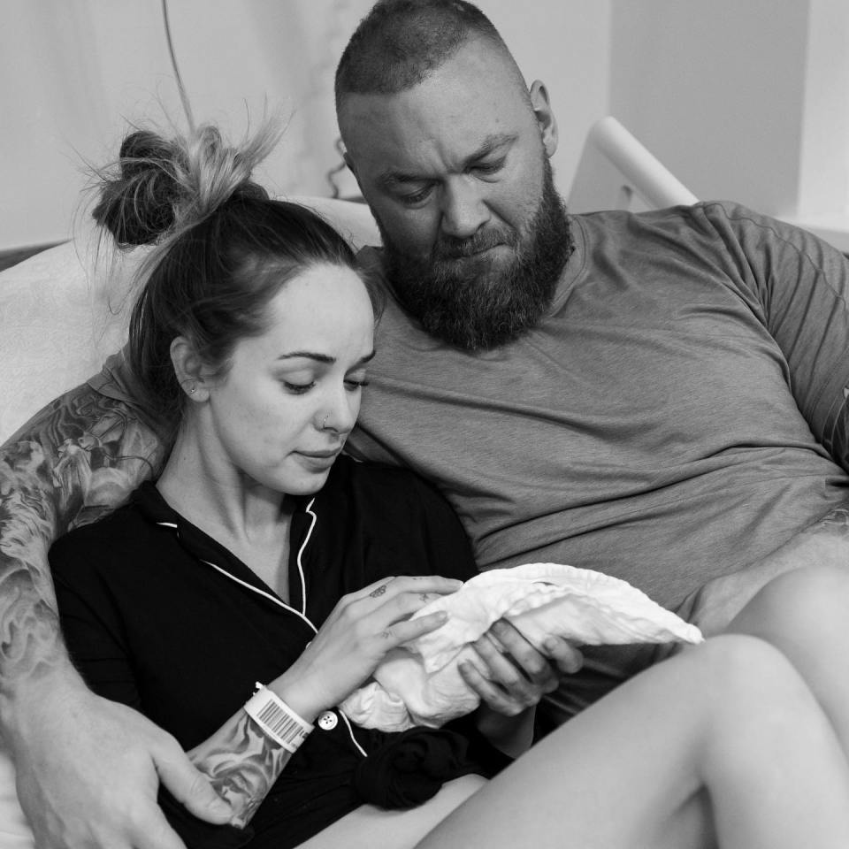 Thor Bjornsson and his wife have shared their ‘indescribable pain’ after the stillbirth of their baby daughter