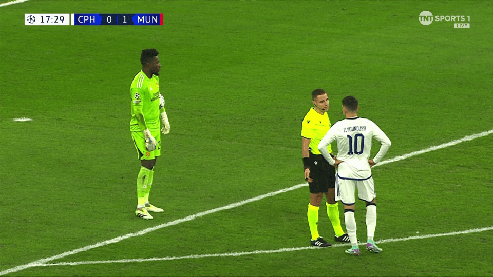 The referee resumed the match seven minutes later