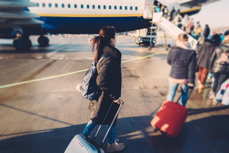 Some passengers think it is best to be one of the last to board a flight (file image)