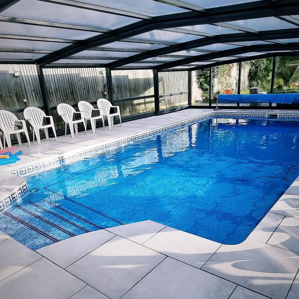 Andrew and Richelle Brooks have been running a swim school from their home since 2021