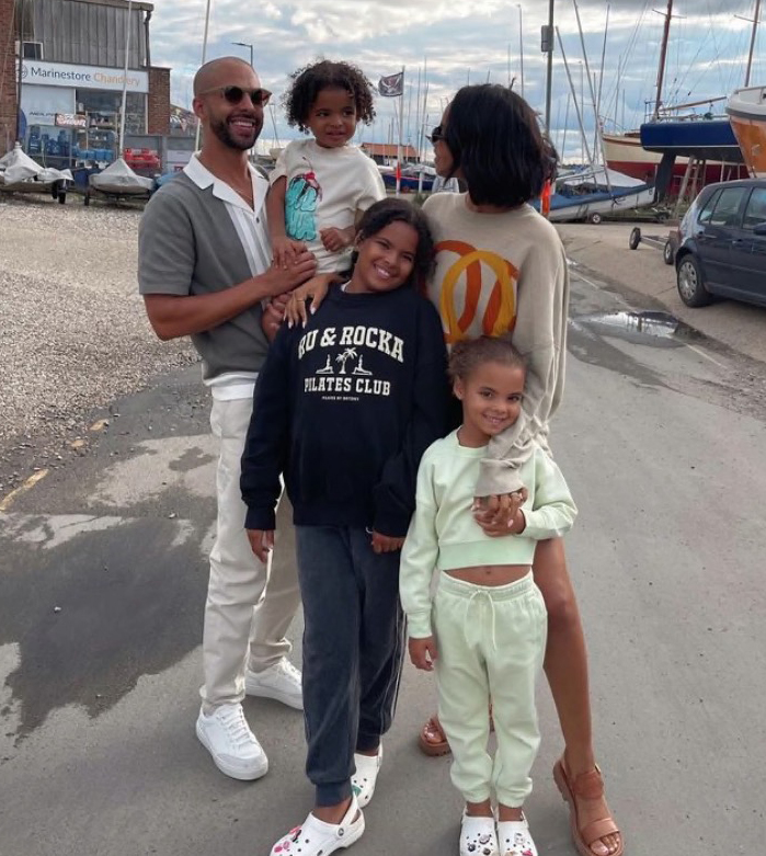 Rochelle, Marvin and their three kids