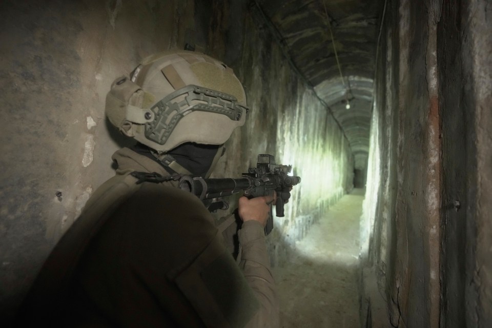 The tactic aims to destroy the tunnels and drive the terrorists out