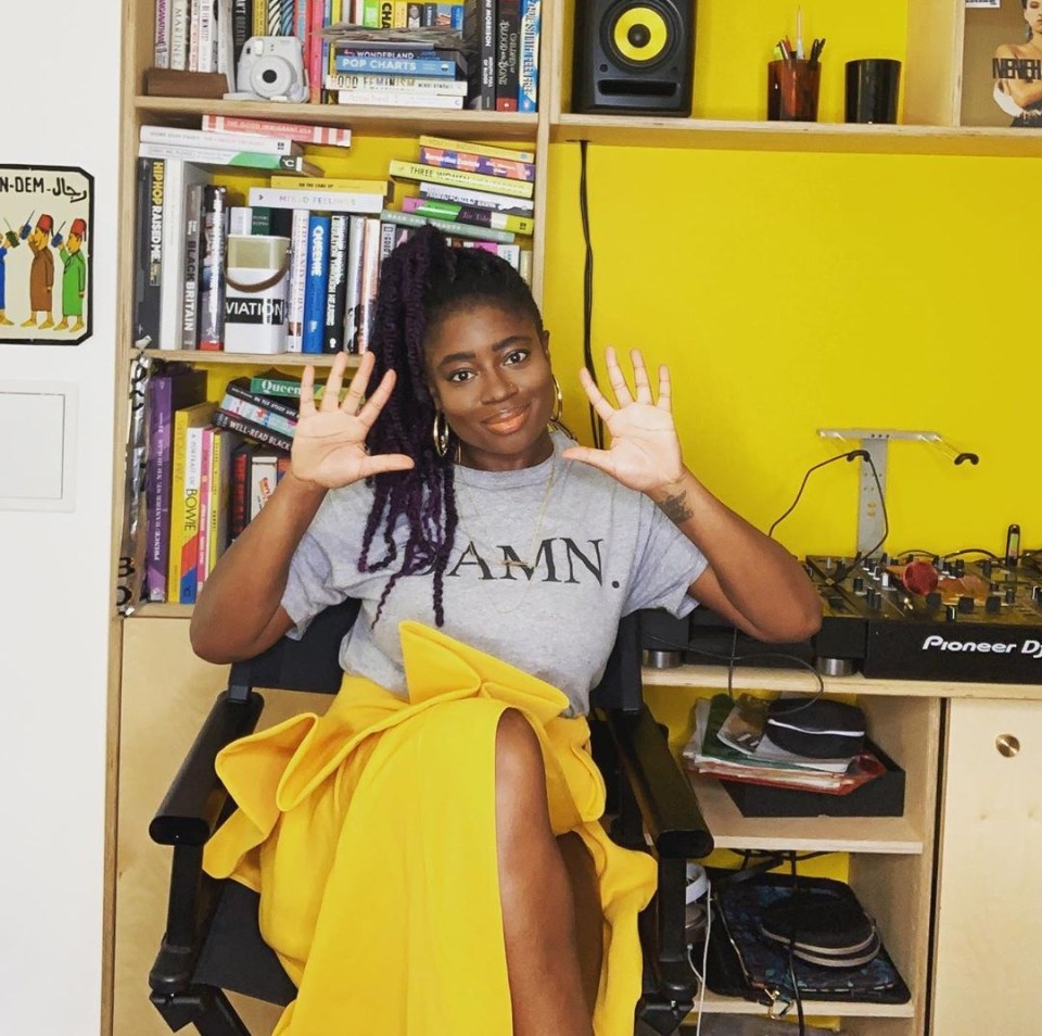 The radio DJ has her own decks and mixers at her London flat