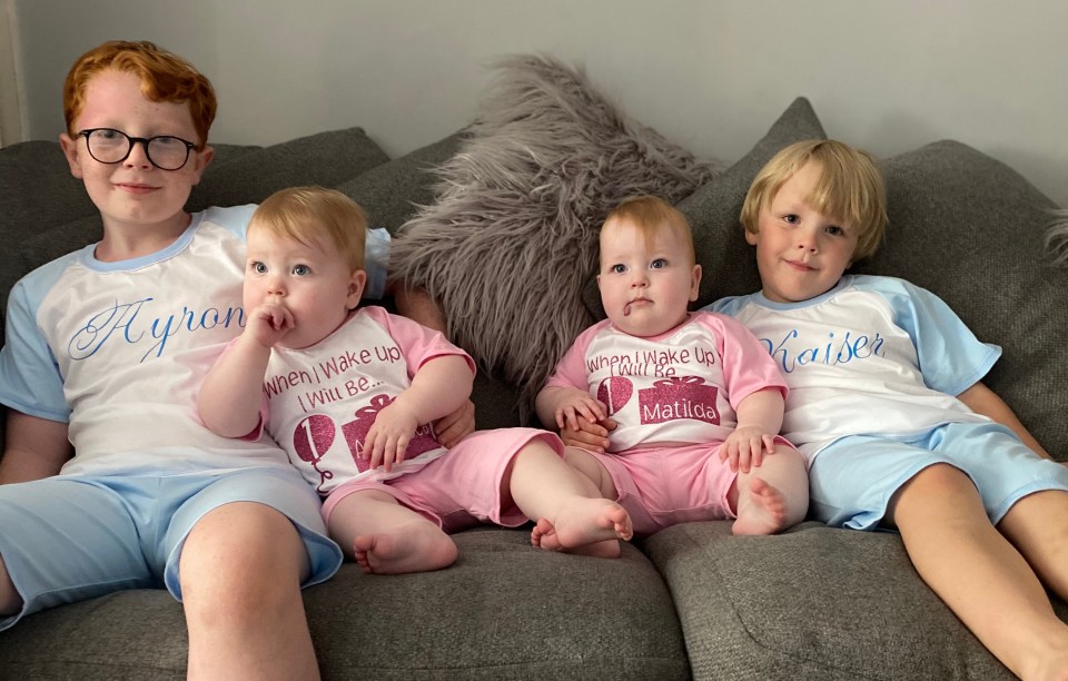 Casey's four children