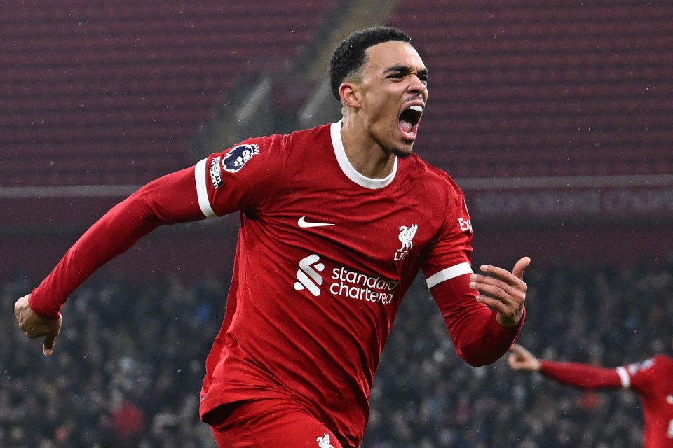 Trent Alexander-Arnold netted an 88th minute winner as Liverpool beat Fulham 4-3