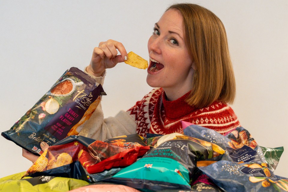 Rosie Taylor has tested the major supermarkets' Christmas-flavoured crisps