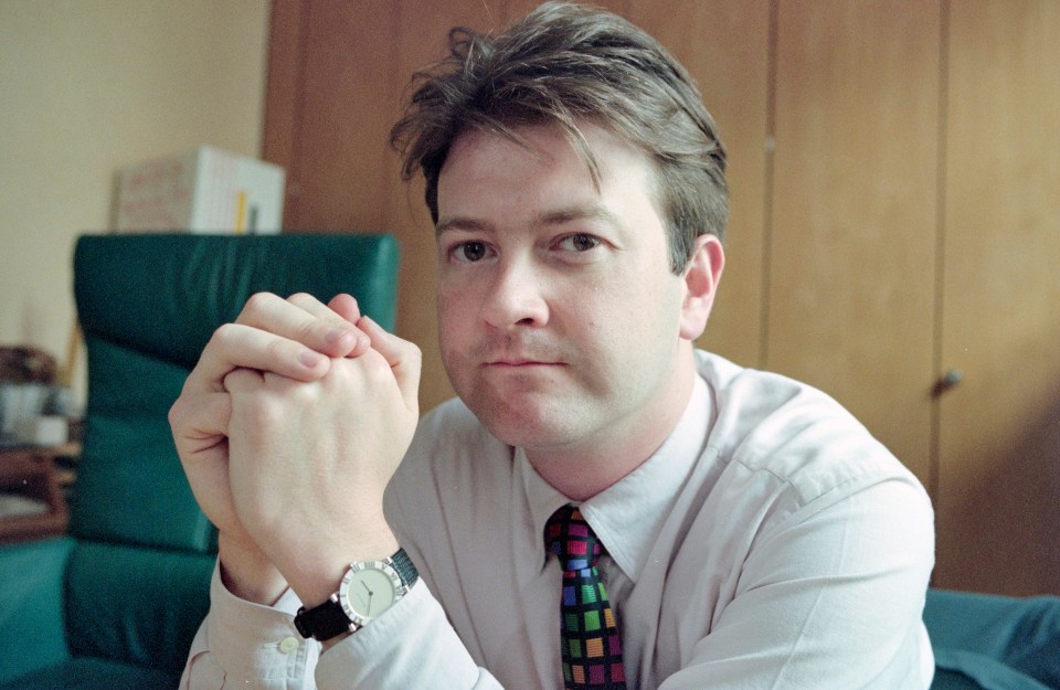 Derek, pictured in 1998