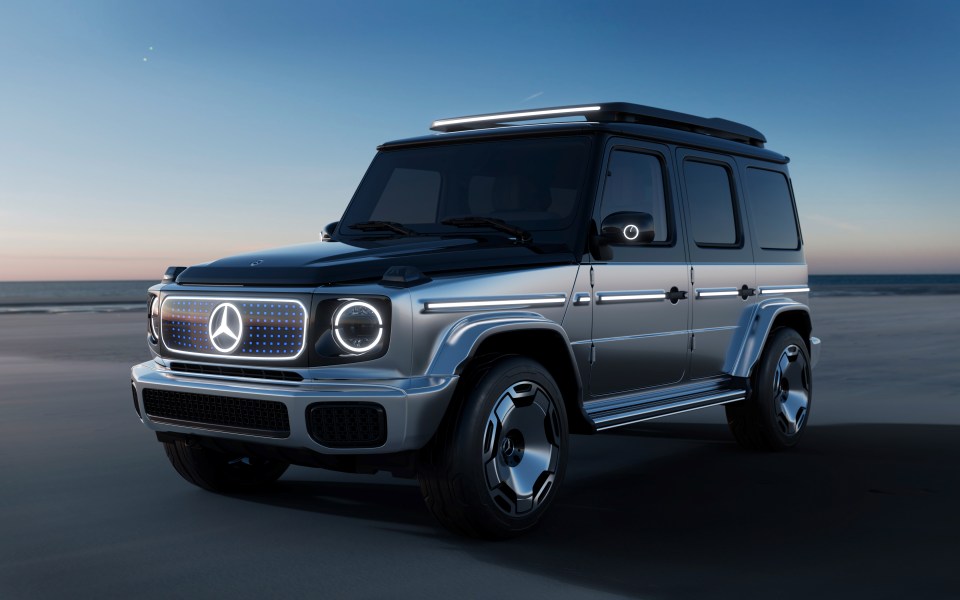 The Mercedes EQG has four motors