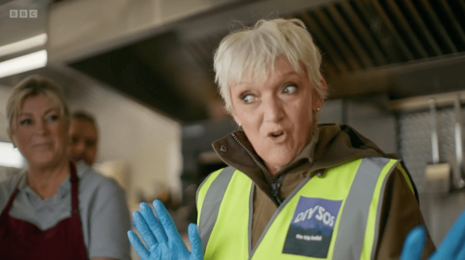 Gillian Wright was there to lend a hand