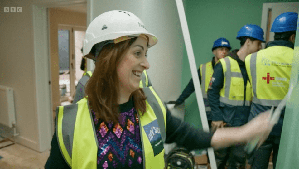 Nick Knowles was joined by the cast of EastEnders to help transform a charity hub