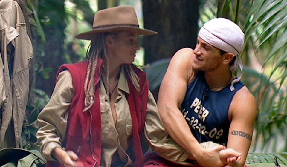 She met ex-husband Peter Andre on her first appearance
