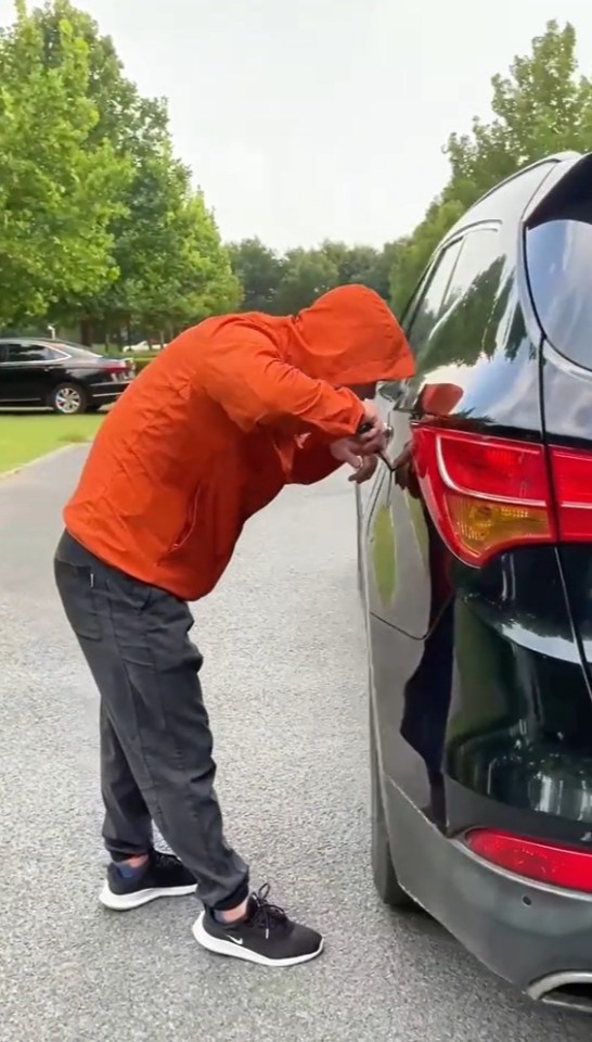 A car expert has revealed an incredible hack to open a stuck fuel cap