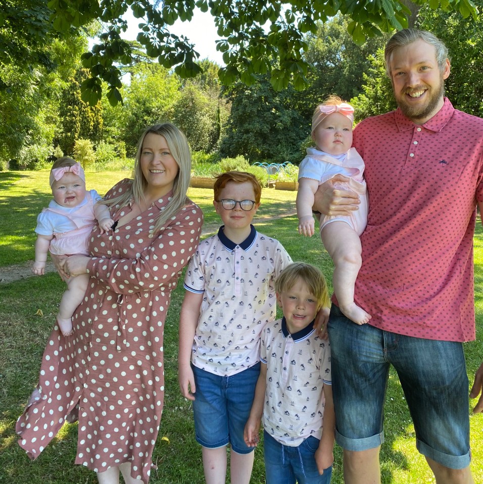 Casey, from Portsmouth, and the rest of her family