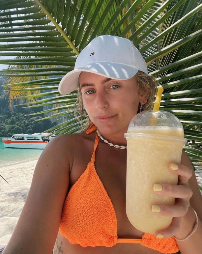She regularly posts snaps of lavish vacations that her job allows her to fund