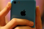 Teenager using mobile phone stock