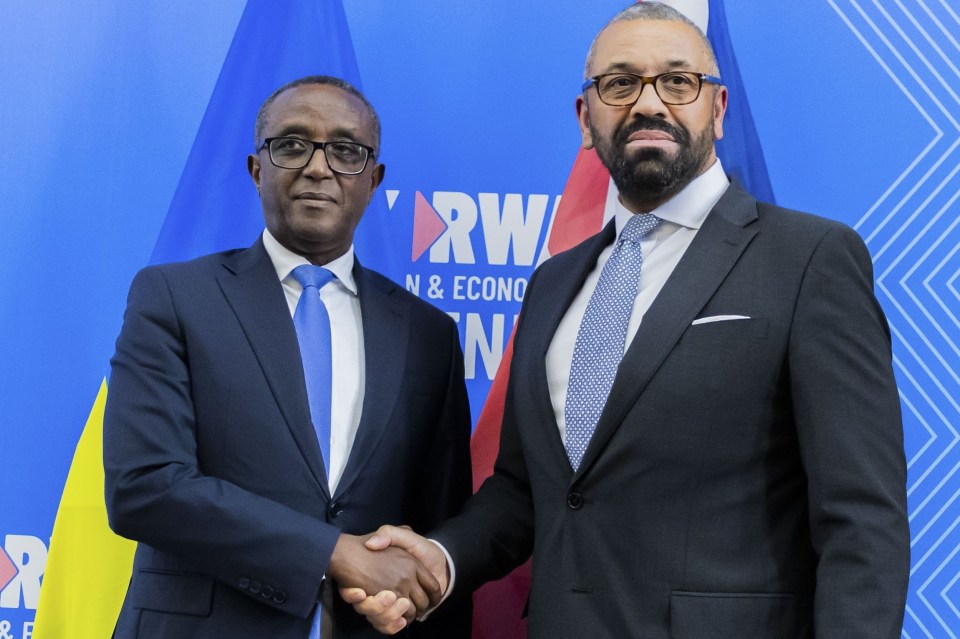 Home Secretary James Cleverly and Rwandan Foreign Minister Vincent Biruta signed a new deal on a reworked asylum scheme in Kigali last December