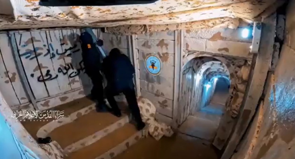 The tunnels are said to be heavily laden with booby traps