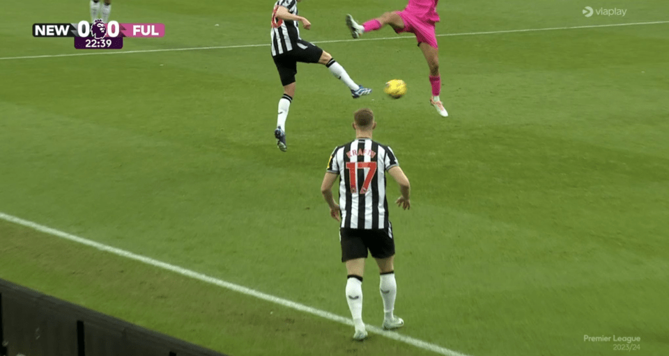 Raul Jimenez initially dived in with a kung-fu kick