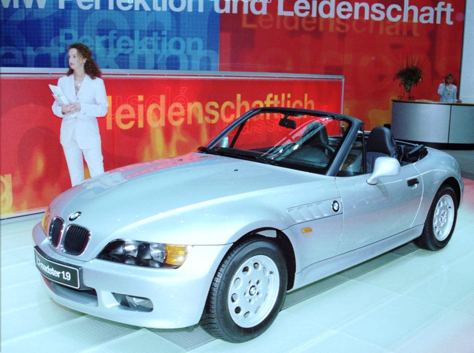 BMW's Z3 Roadster was named cabriolet or roadster of the year in 1996