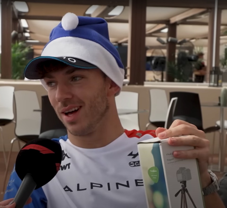 Pierre Gasly is nicknamed 'Tripod' on the grid