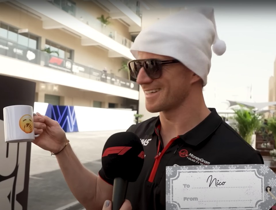 Nico Hulkenberg loves a yawning emoji