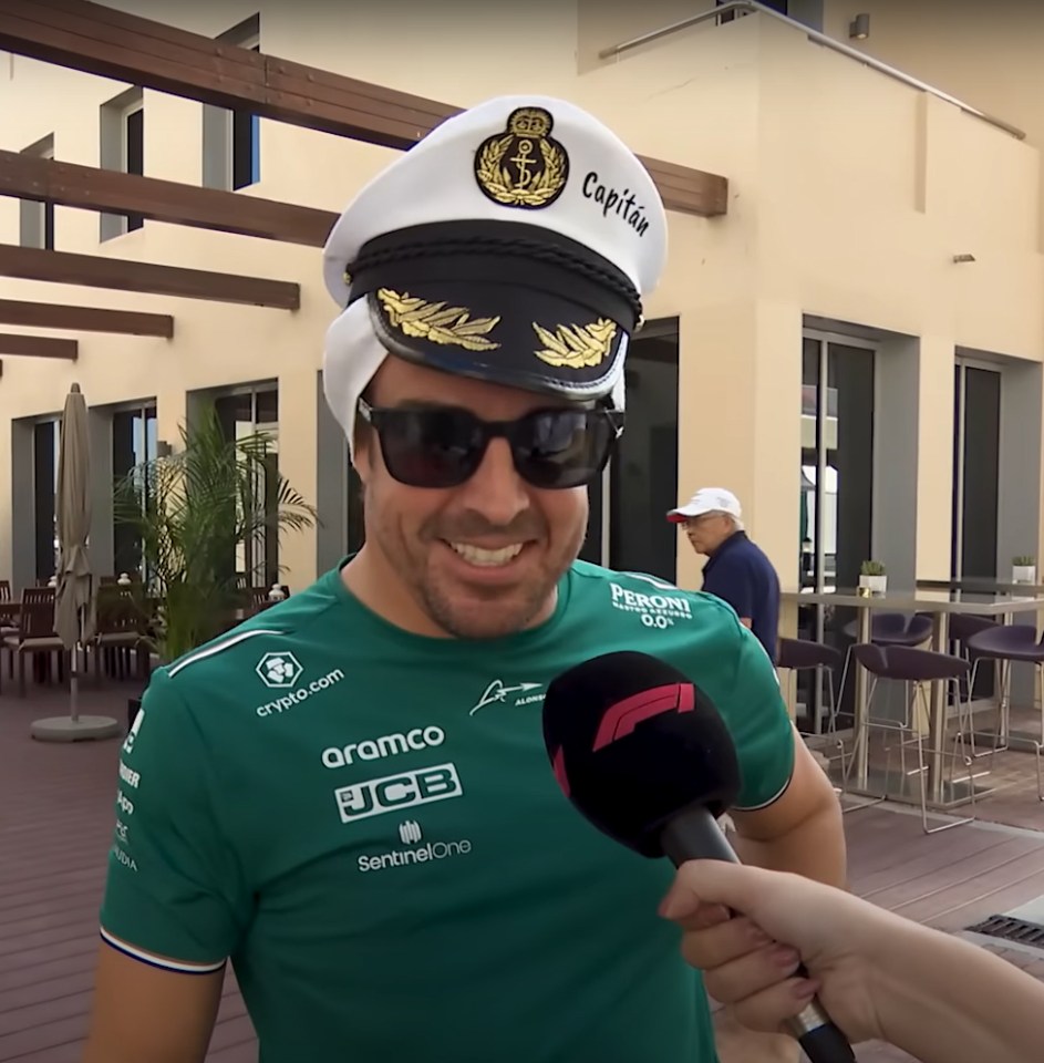 Fernando Alonso dons his new captain's hat