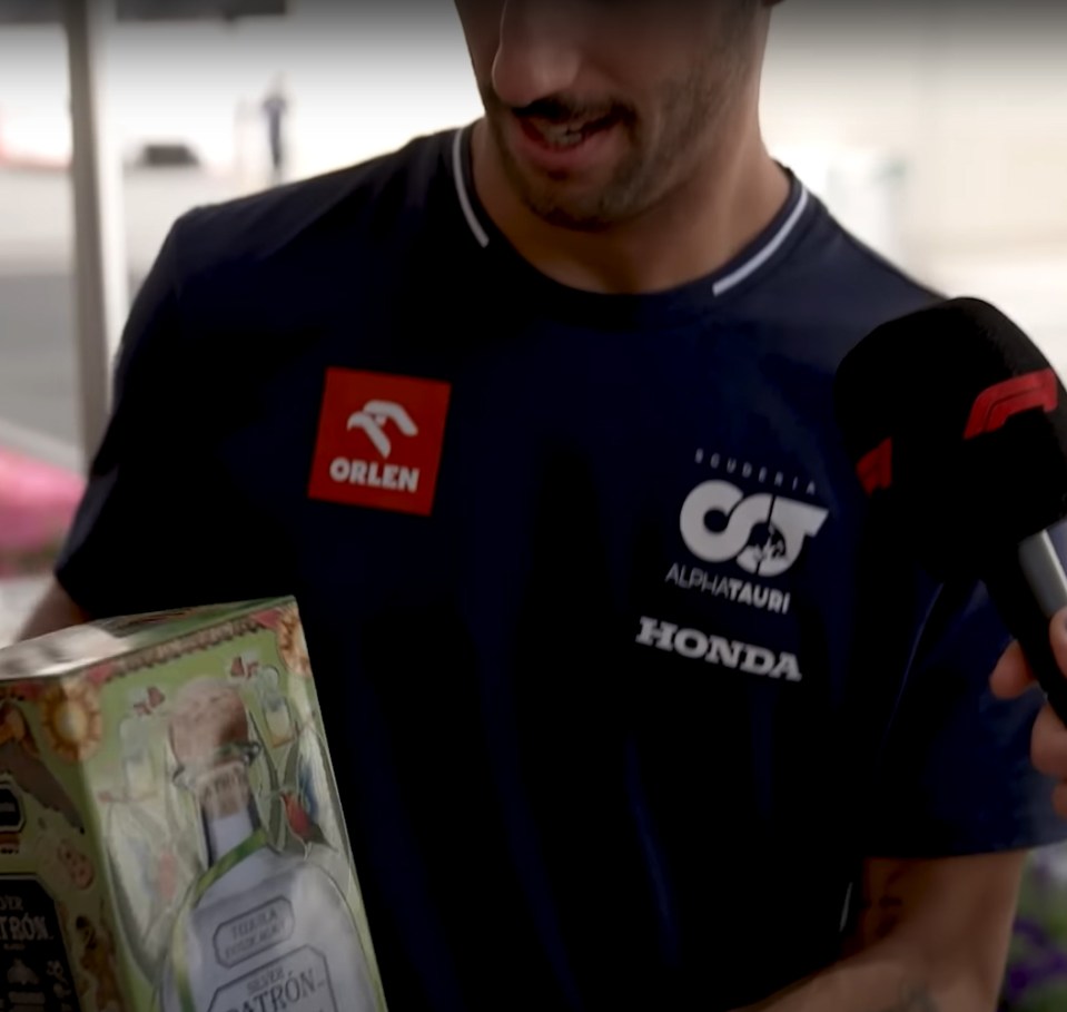 Daniel Ricciardi has some limited edition Mexican tequila stored away