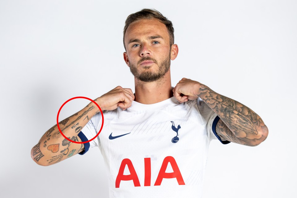 James Maddison has Harry Potter-themed tattoos on his arm
