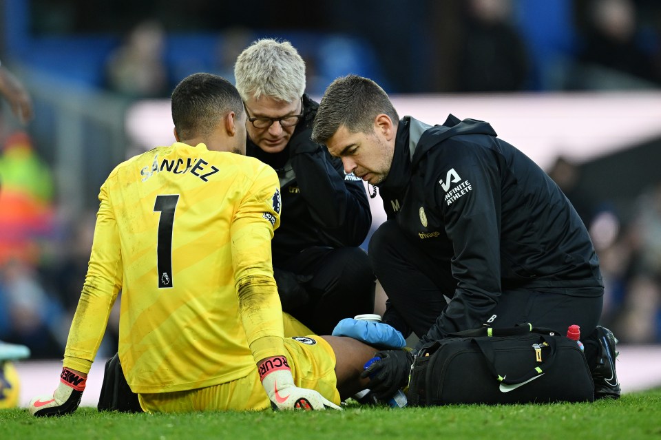 Robert Sanchez also picked up an injury