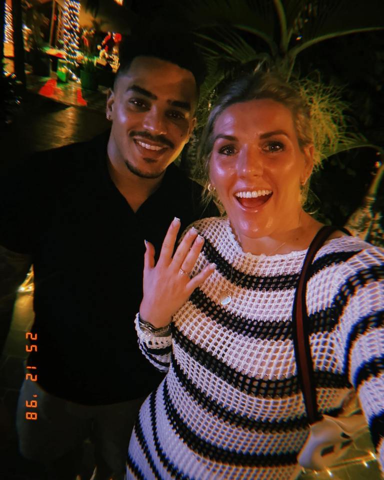 Millie Bright Instagram, Little did I think this would be the most beautiful Christmas in my entire life…, I said YES  after the shock had settled and Levi reminded me yes or no, You was already my person but here’s to the future bubba, I love you, 22h