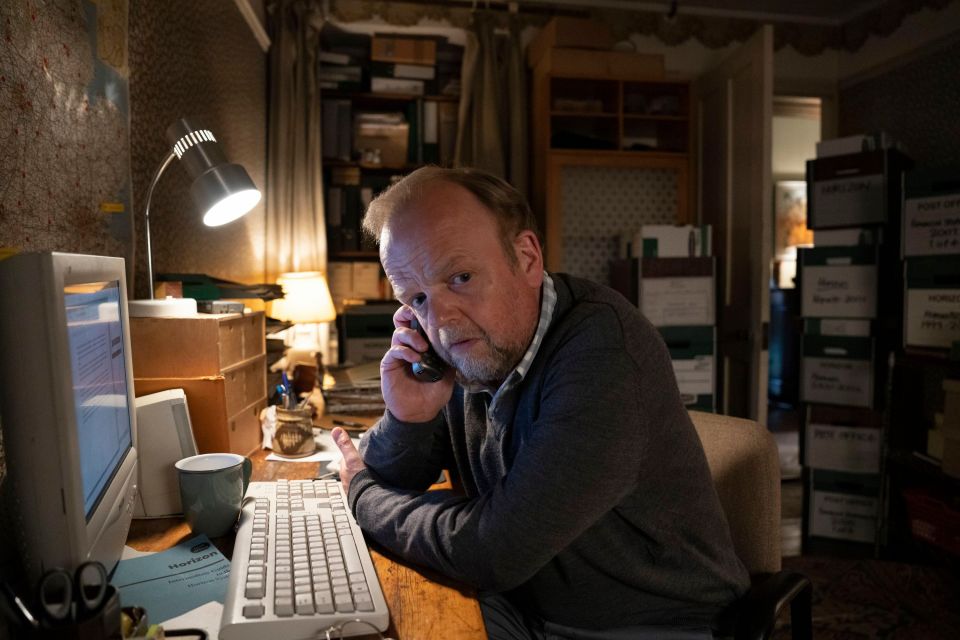 Toby Jones as Alan Bates in Mr Bates vs the Post Office