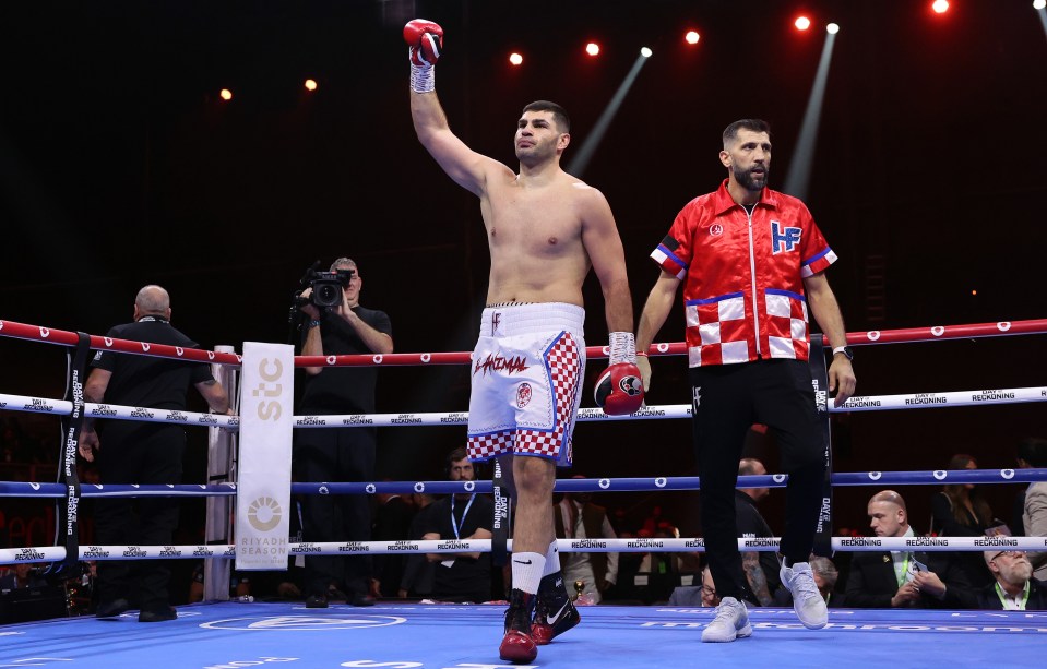 Filip Hrgovic was also a potential opponent for Joshua before he chose Ngannou