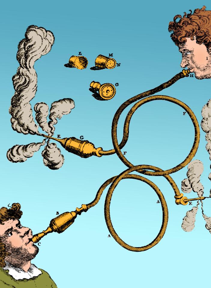 A tobacco smoke enema was used to resuscitate drowning victims in the Georgian era