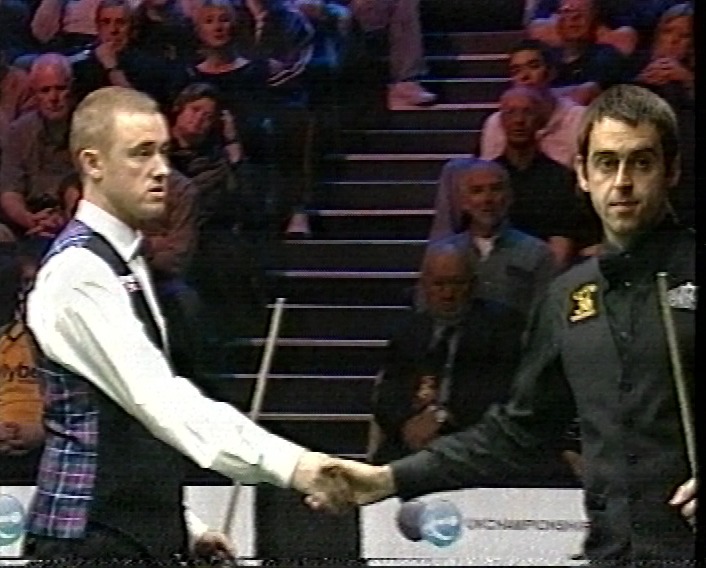 Stephen Hendry and Ronnie O'Sullivan's clash ended with him leaving mid-match
