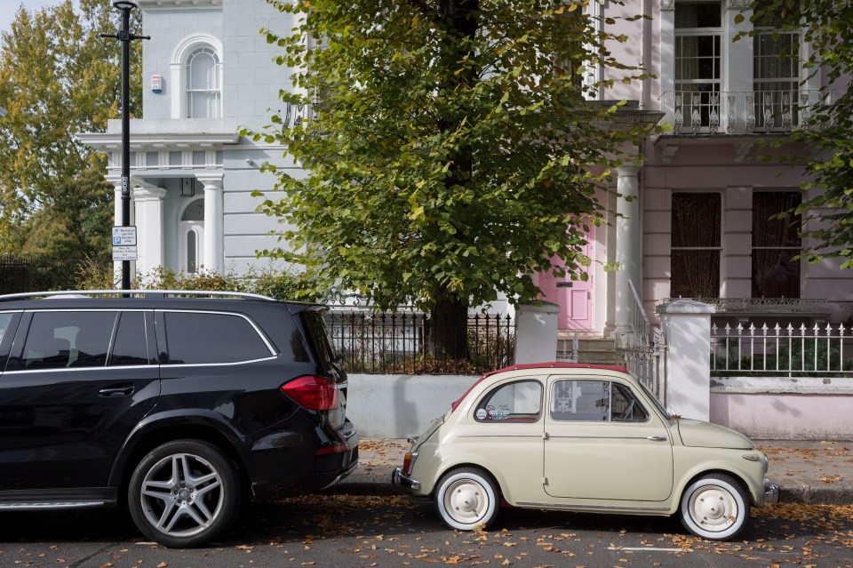 Parking charges are based on weight in some parts of London