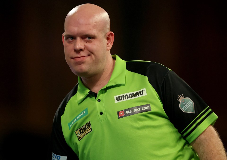 Three-time world champion Michael van Gerwen had no answer to Littler's brilliance