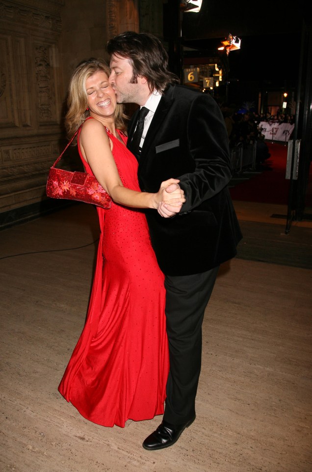 Derek plants a playful kiss as he and Kate dance at a 2007 TV awards bash