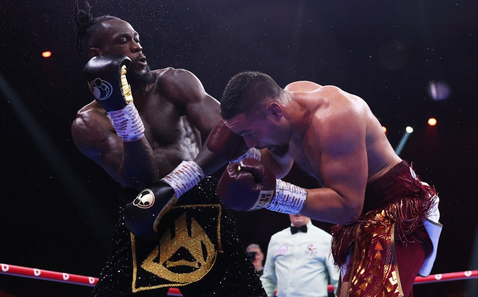 Deontay Wilder was set to face Joshua before his defeat to Joseph Parker