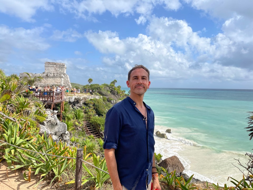 Alan Gittos took to Mexico to enjoy, sun, sea and sombreros