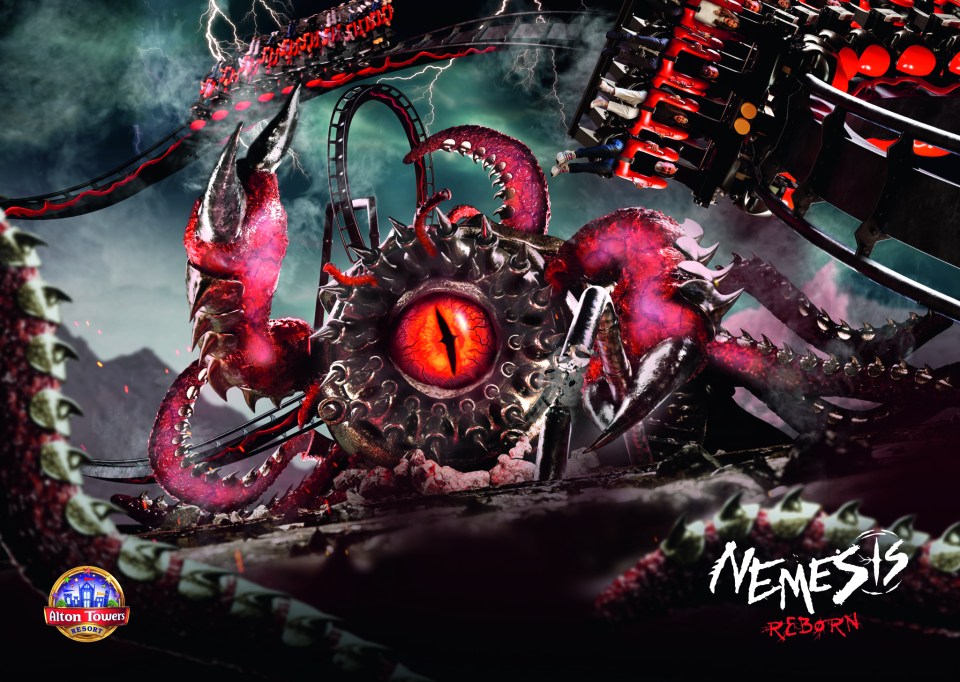 Nemesis is now known as Nemesis Reborn at Alton Towers
