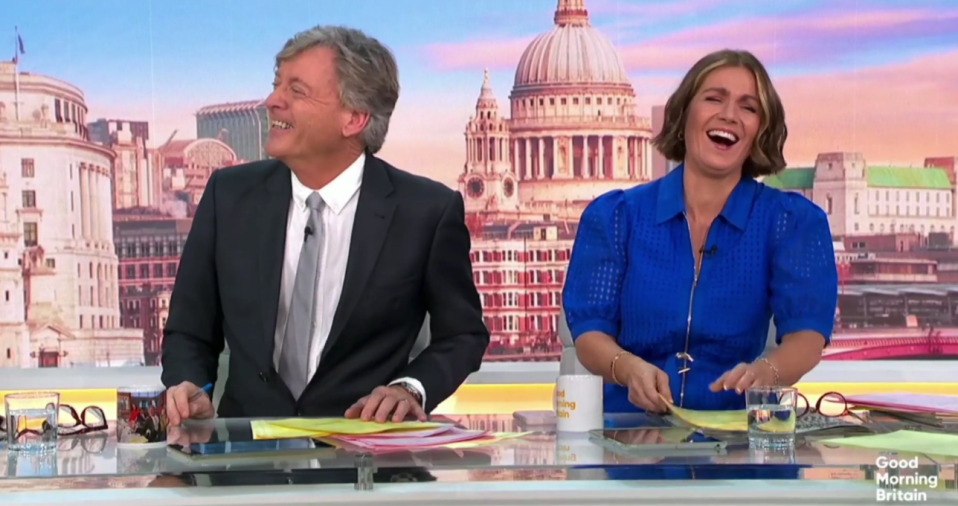Viewers felt Richard lacked tact as the team were reunited on air