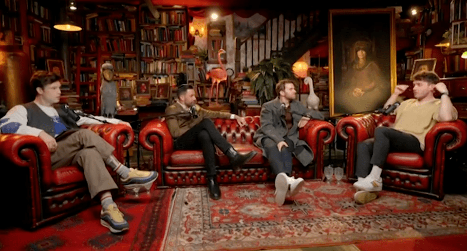 Brian with Ed, Joel and Giovanni