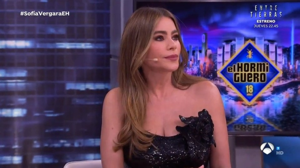 The 51-year-old was visibly taken aback by the sudden interjection by host Juan