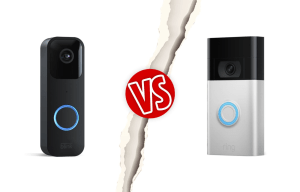 Blink vs. Ring video doorbells.