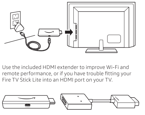 Amazon's own instruction manual recommends plugging extender in