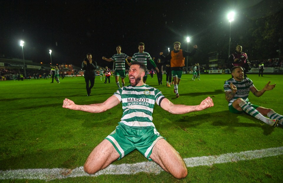 The 31-year-old plays his club football in Ireland for Shamrock Rovers