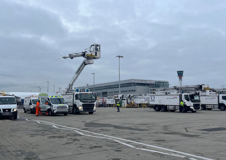 The remote de-icing facility has been nicknamed Jedi