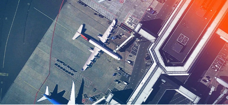 The futuristic aircraft has foldable wing tips so it can fit into airport gates
